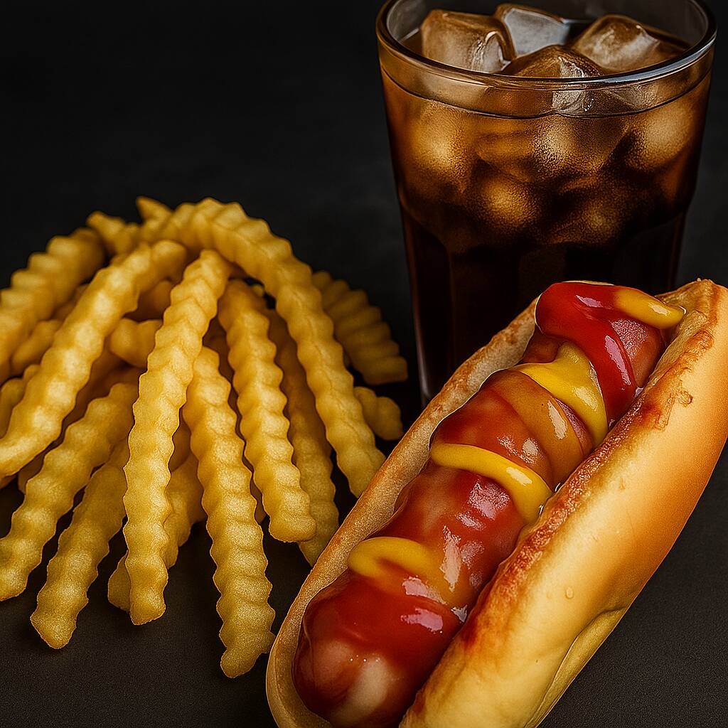 Pizza Dog 20 Cm/ Papas Fritas / Coca