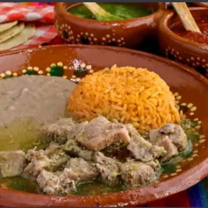 Puerco en salsa verde