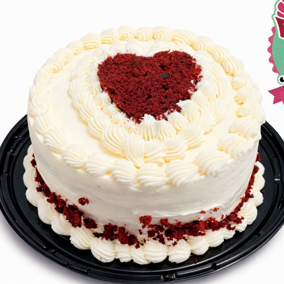 Pasteles de Corazón ❤️Redvelvet con Crema Phil