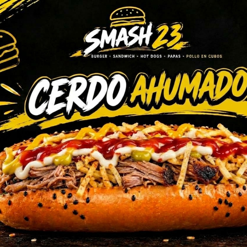 Hot Dog De Cerdo Ahumado