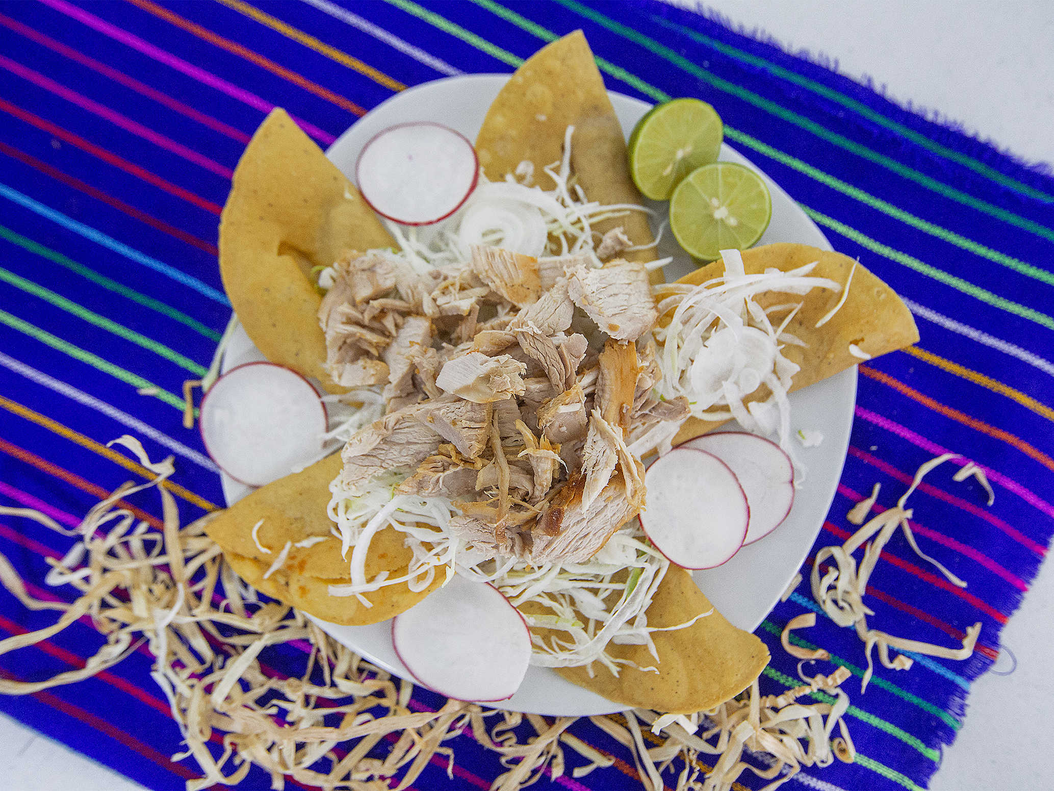 Taco de Frijol con Carne