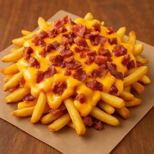 Fritas C/ Queso y Tocino (220gms)