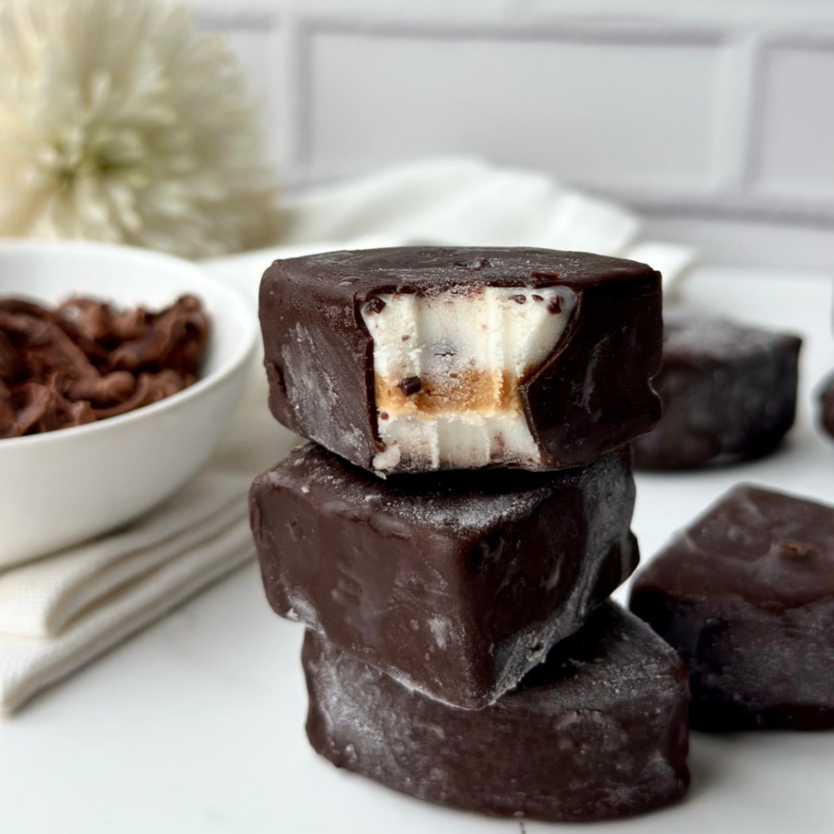 Bombones Tentación Stracciatella & Dulce de Leche