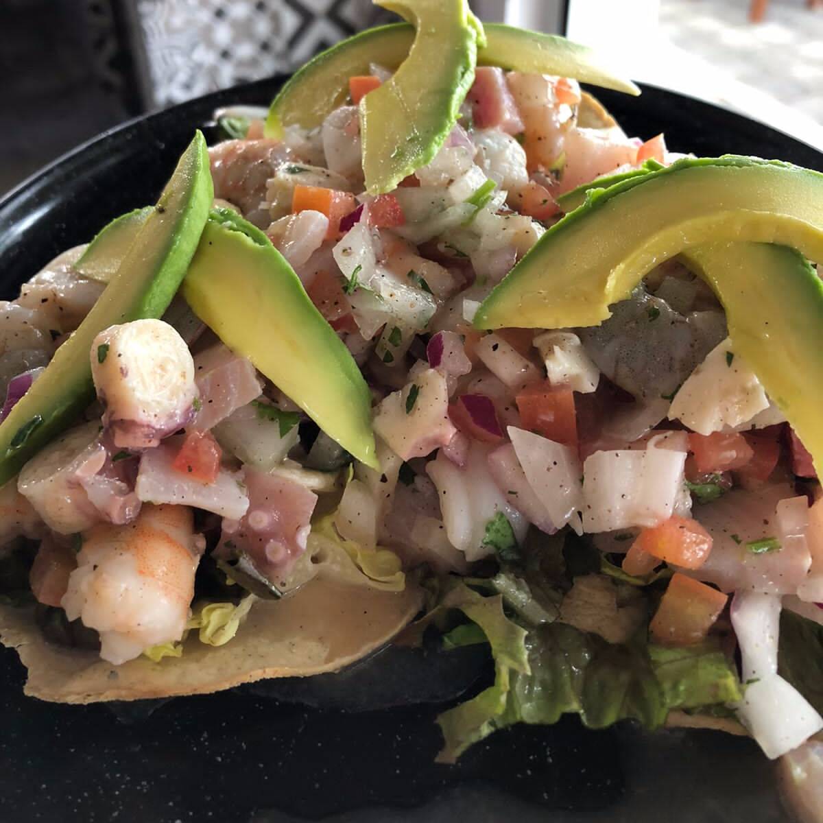 Tostada Mixta 3 Piezas