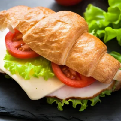 Sándwich Jamón, Queso y Tomate