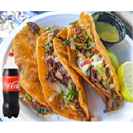 Combo-#1 - 3 Tacos de Birria + 1 Bebida