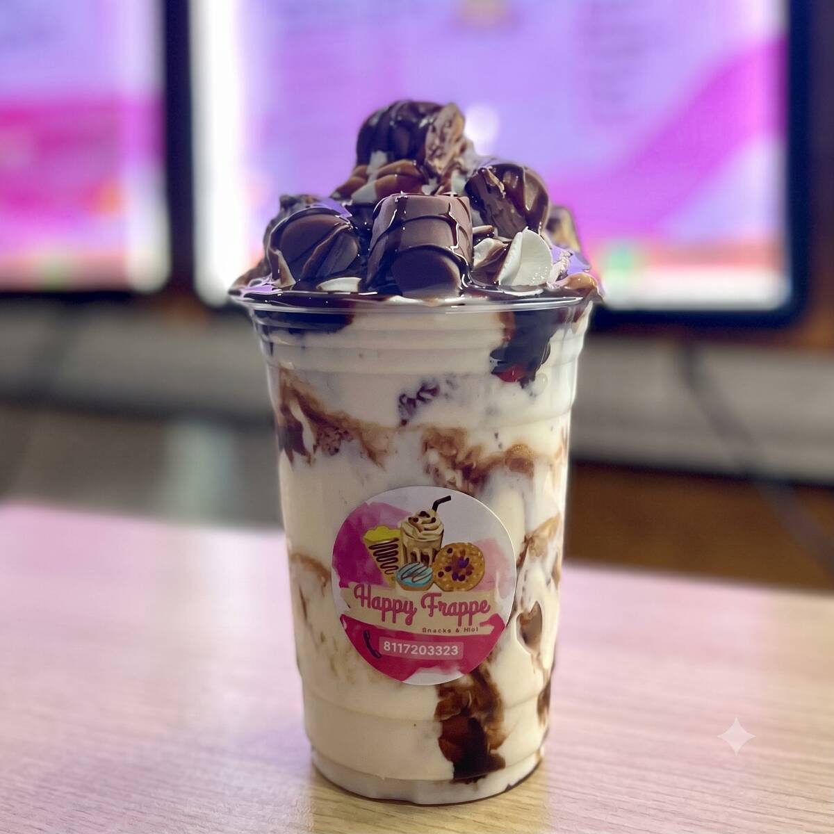Crema Batida y Kinder Bueno