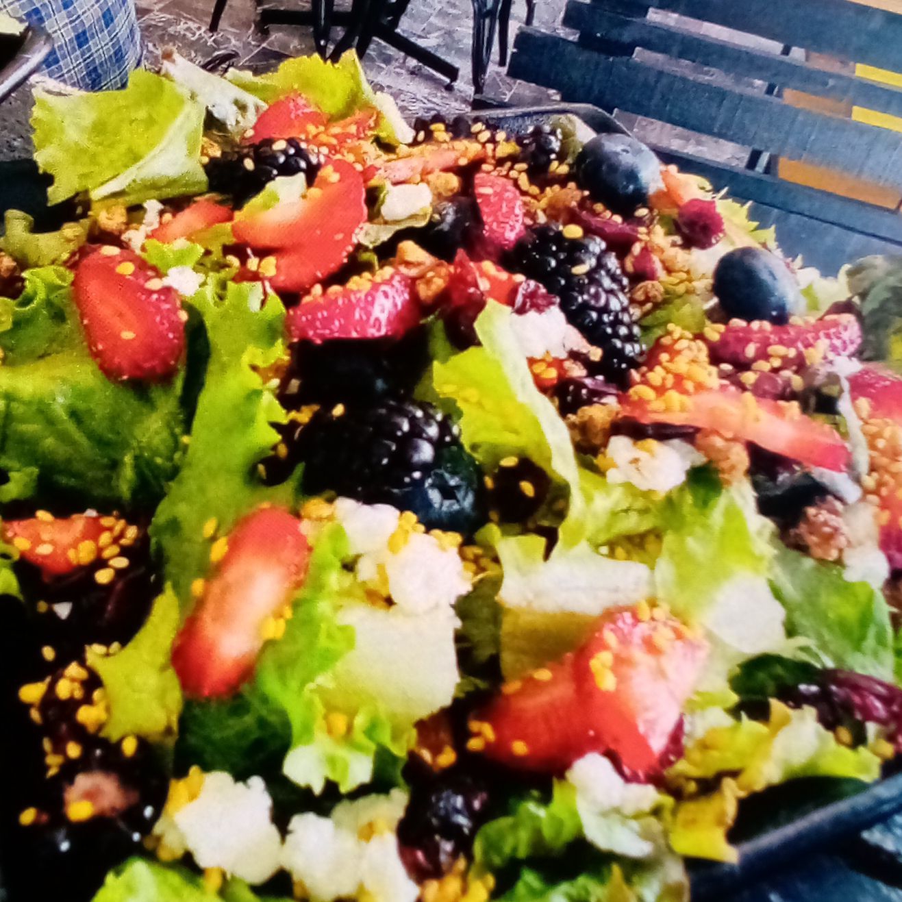Ensalada de frutos rojos