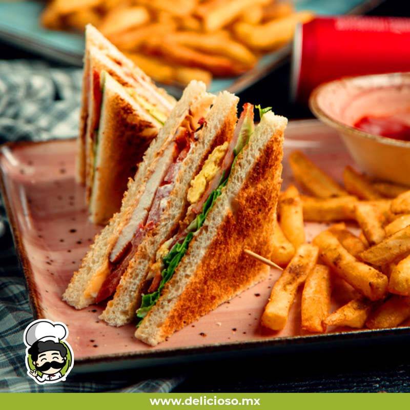 CLUB SANDWICH DE JAMÓN/COMBO