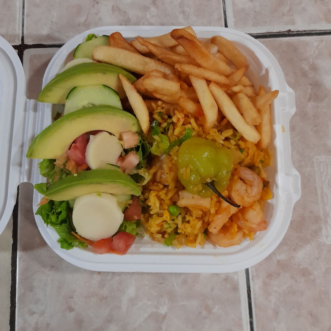 Arroz con Camarones