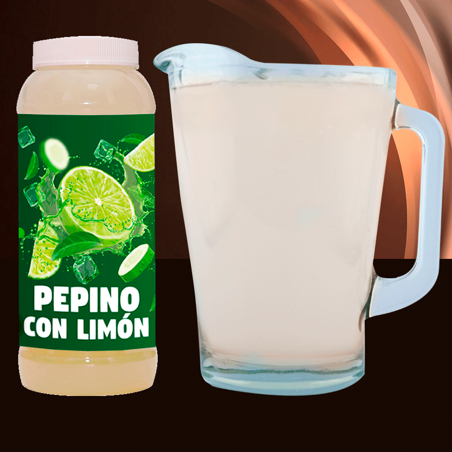 Agua de Pepino con Limón 1 L