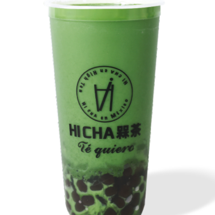 22 MATCHA CON BOBA (600ml)