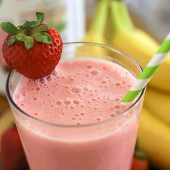 LICUADO FRESA Y PLÁTANO (Litro)