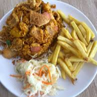 Arroz Paisa con Sopa y Limonada