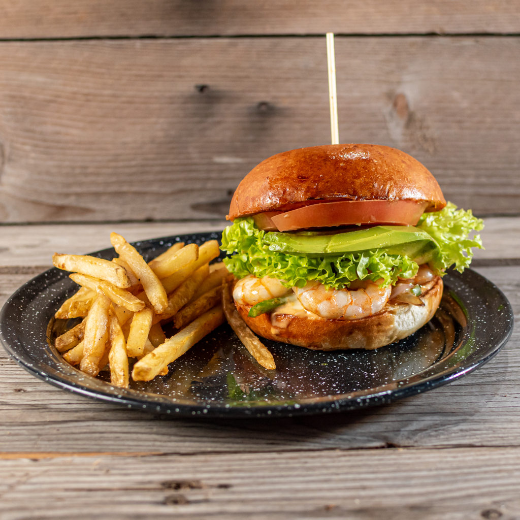 Hamburguesa de Camarón