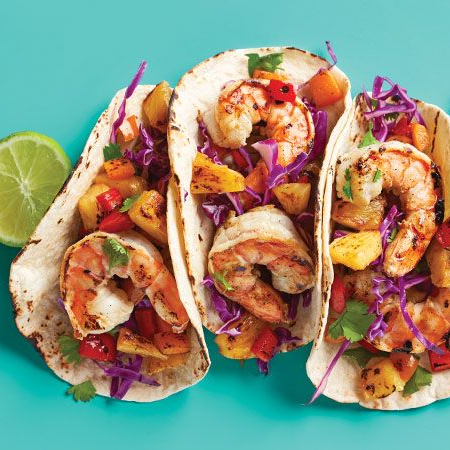 Taco de Camarón y Aguacate