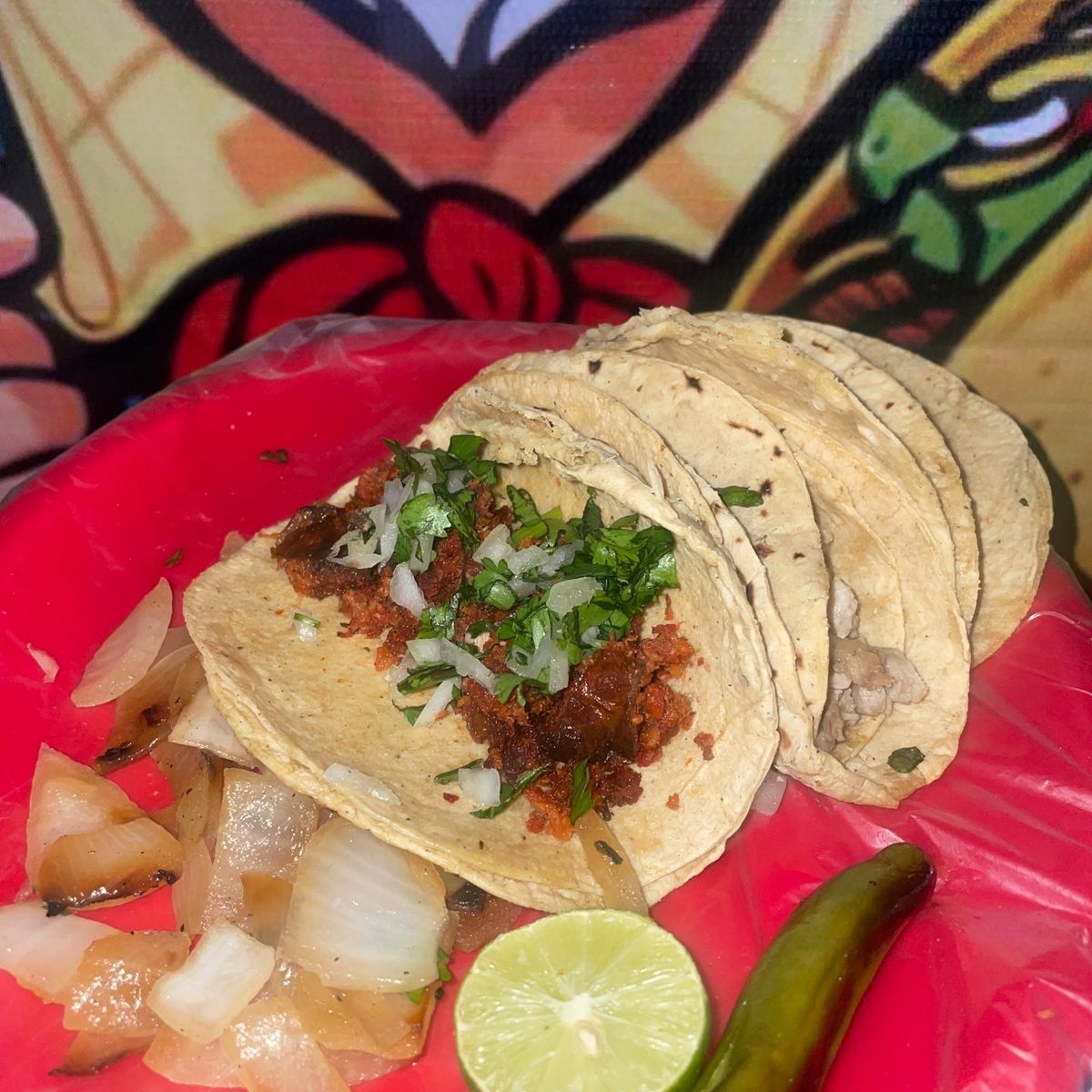 TACO DE CHORIZO ASADO