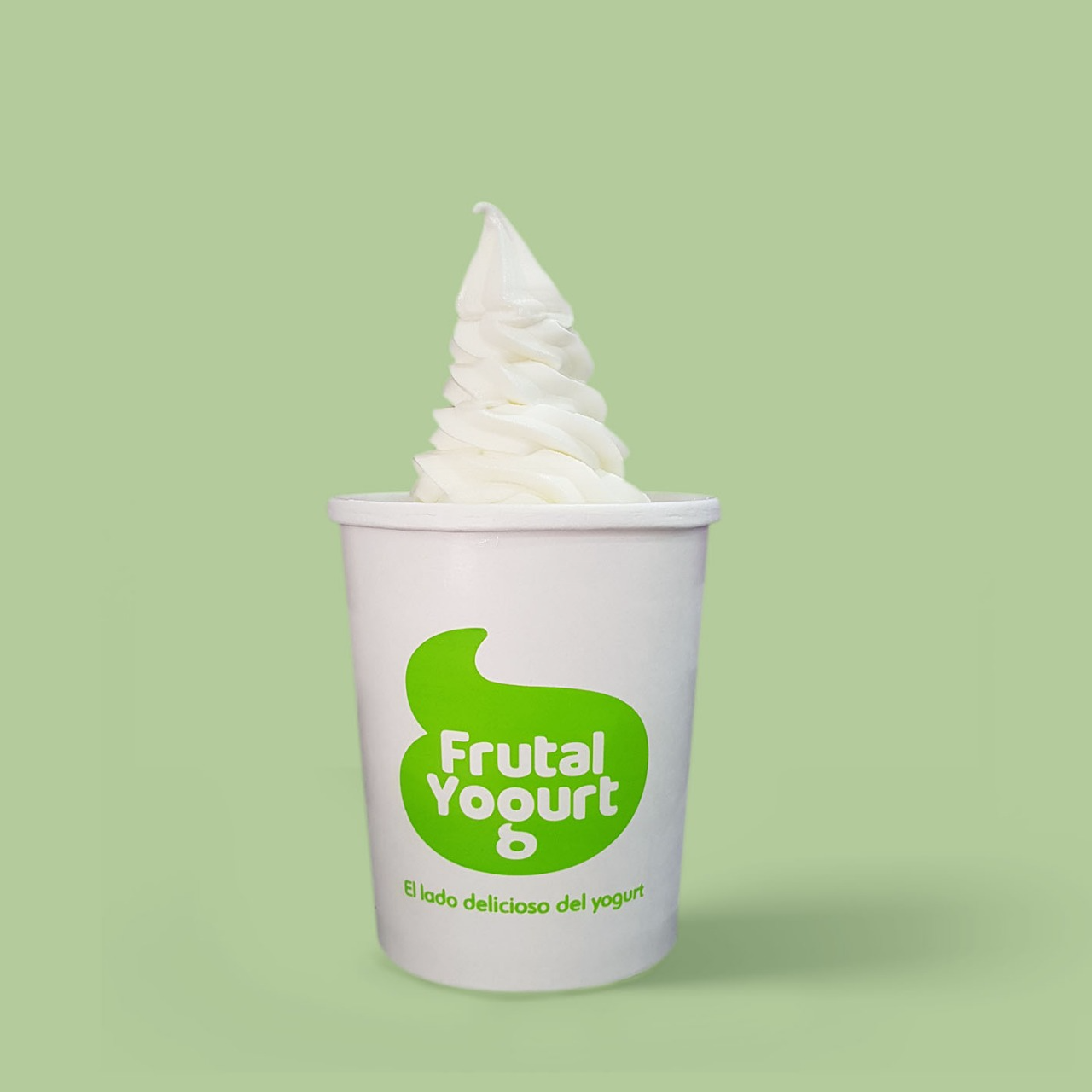 Litro de nieve de yogurt congelado