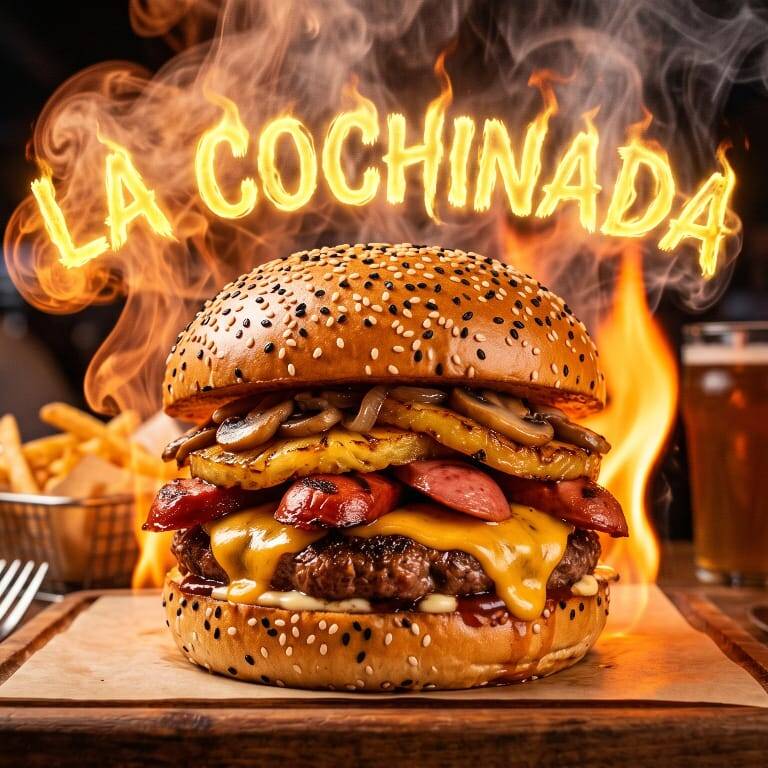 HAMBURGUESA LA COCHINADA