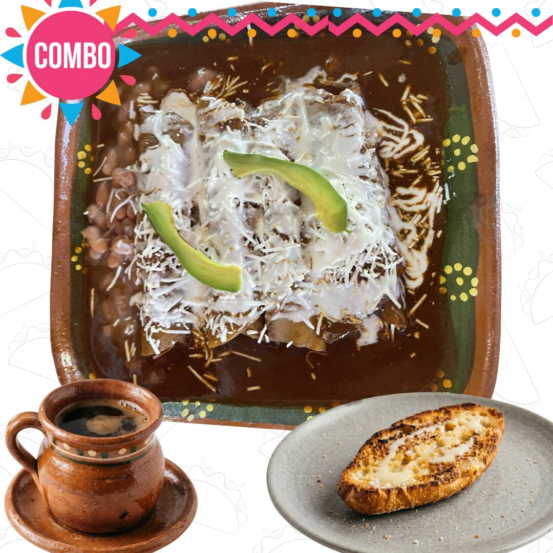 Combo Enchiladas de Mole