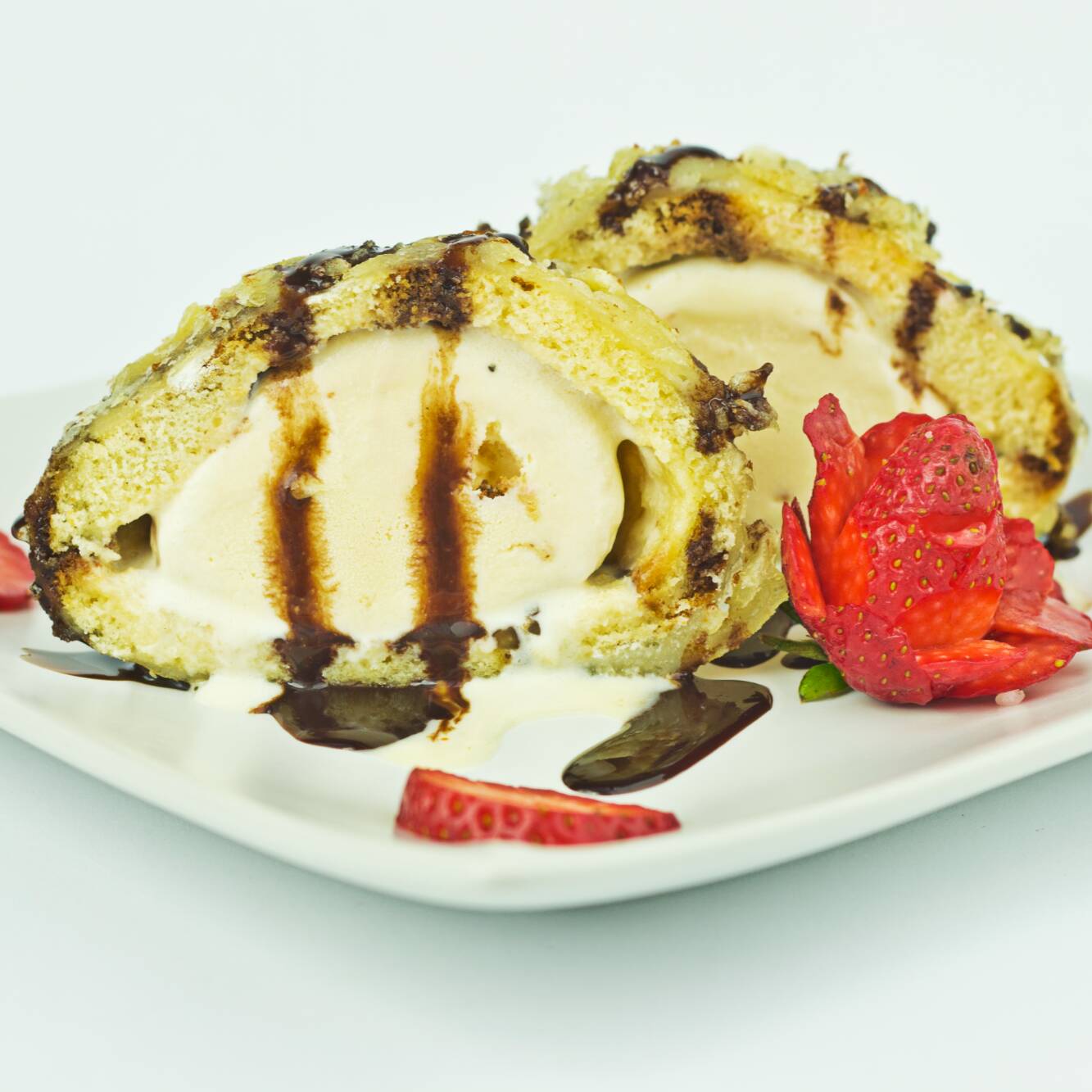 Helado Frito Vainilla
