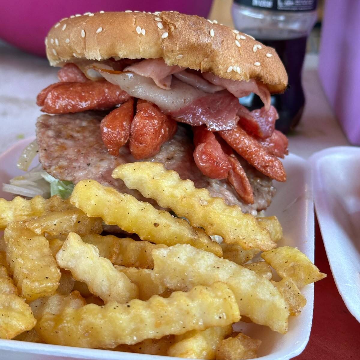 Hamburguesa Jackys con Papas