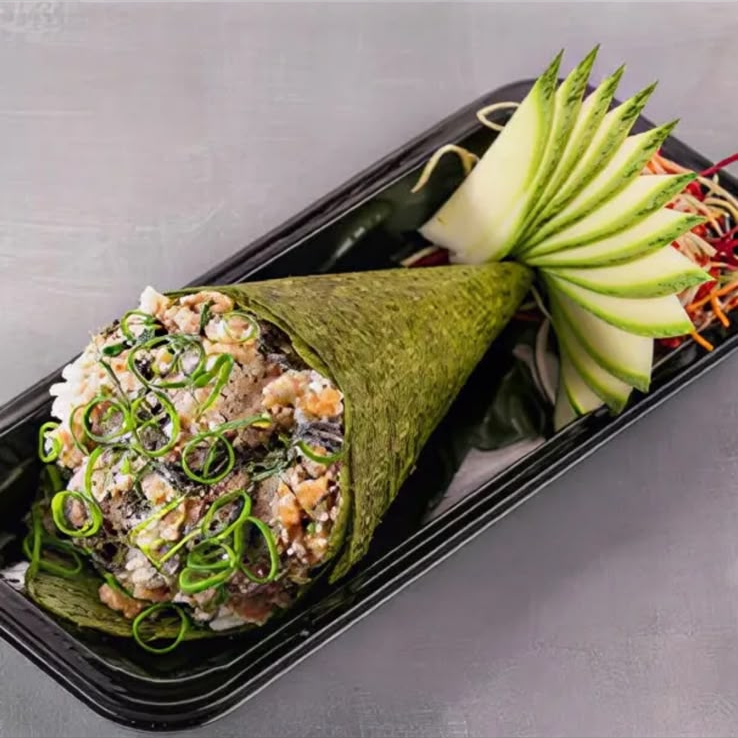 Temaki skin(pele de salmao)