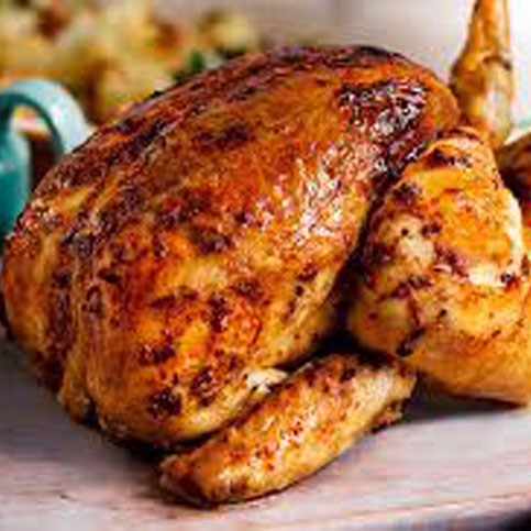 1 POLLO ASADO AL CARBON MAS COMPLEMENTOS