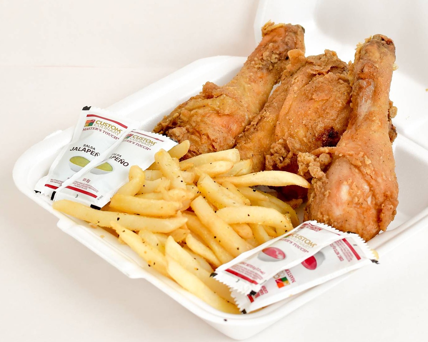 Individual 3 piezas pollo frito