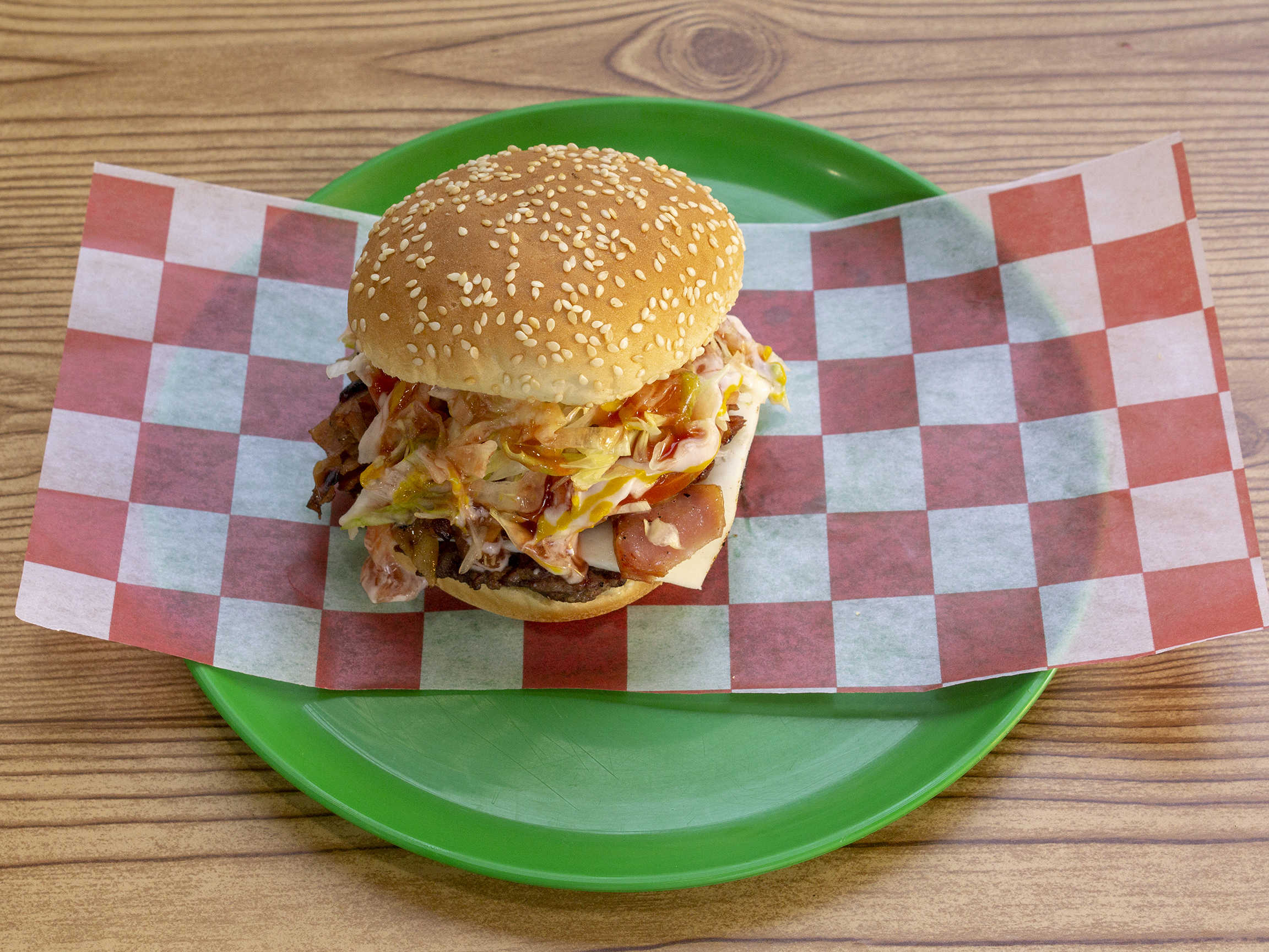 Hamburguesa Hawaiana Doble
