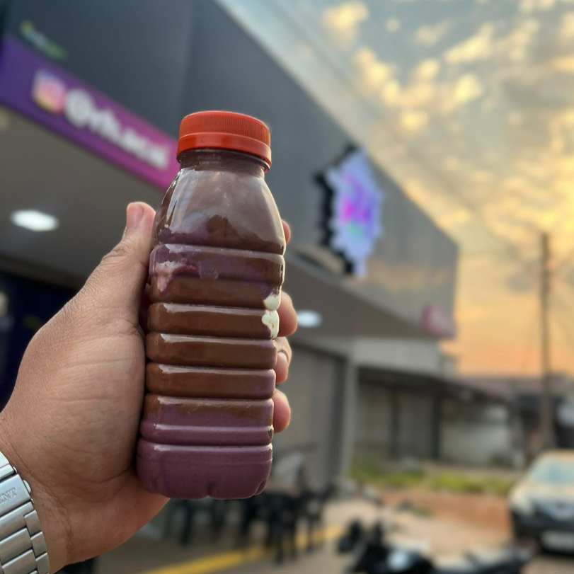 açai, leite codesado, leite em po e nutella