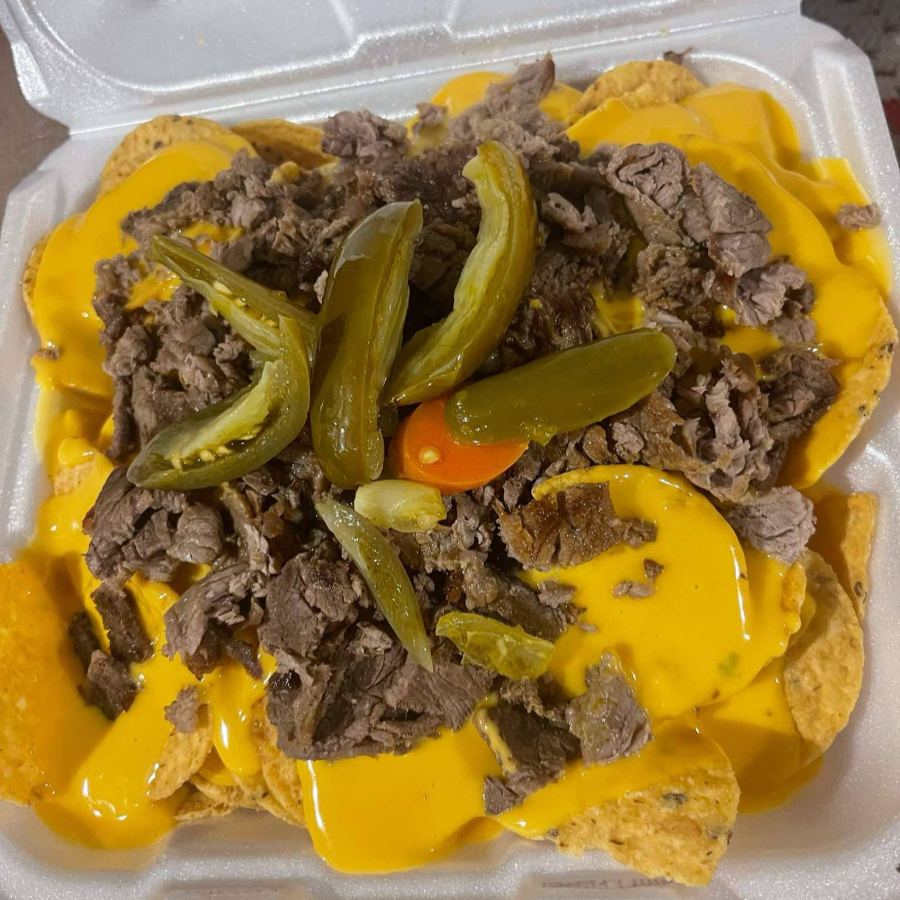 Nachos con Carne Grandes