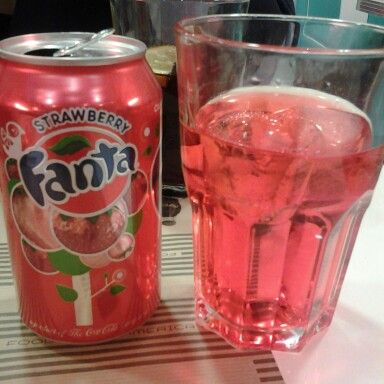 Fanta de Fresa en Lata
