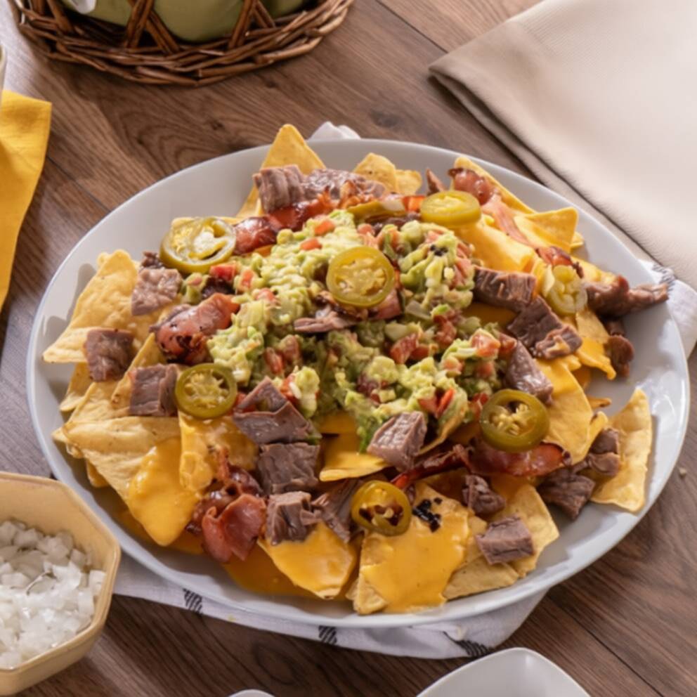 Nachos con Arrachera, Orden