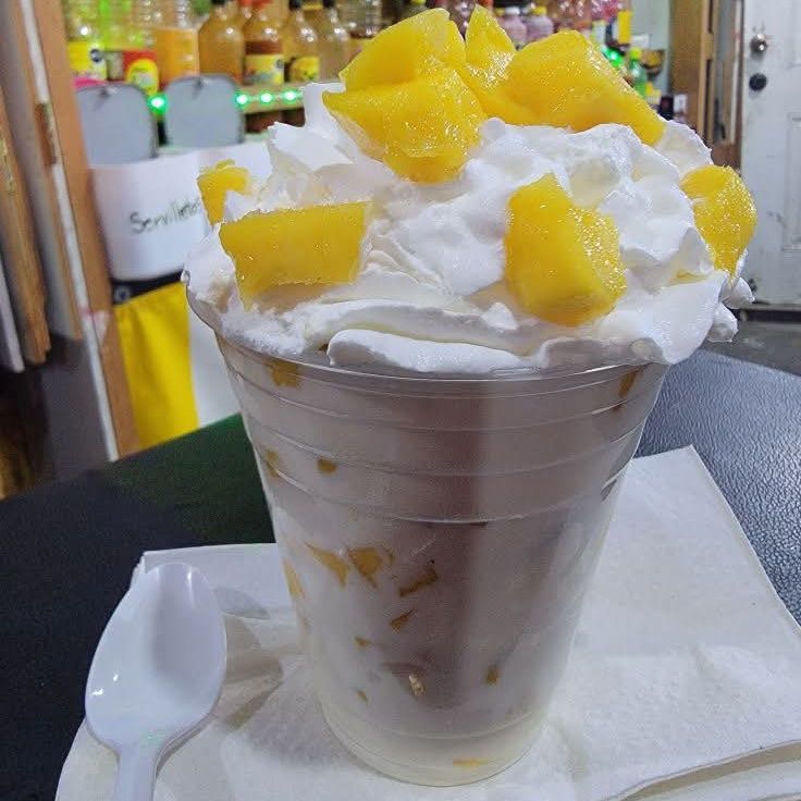 Mango con crema 16 onz