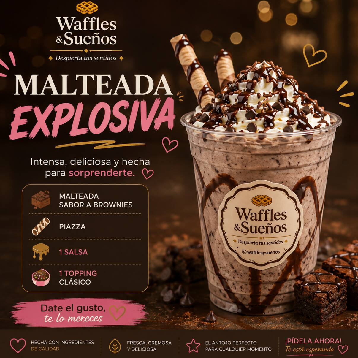 Malteada Explosiva