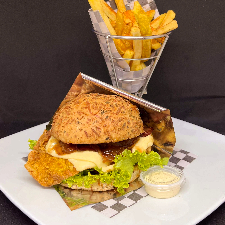 Combo 3: Hamburguesa de Filete de Pollo