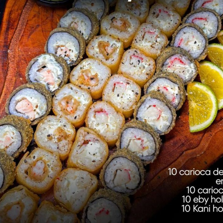 10 carioca de kani 10 carioca de camarao empanado 10 eby holl gourmet 10 kani holl gourmet