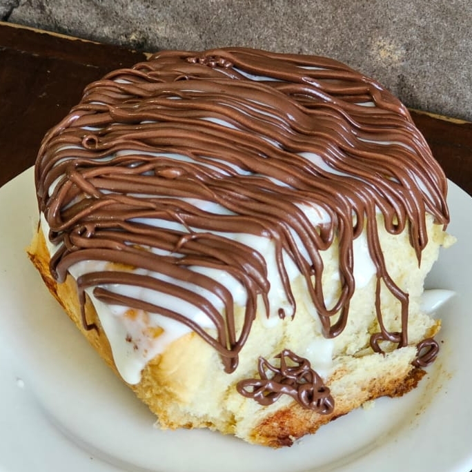 Rol de Canela Glaseado Queso Crema