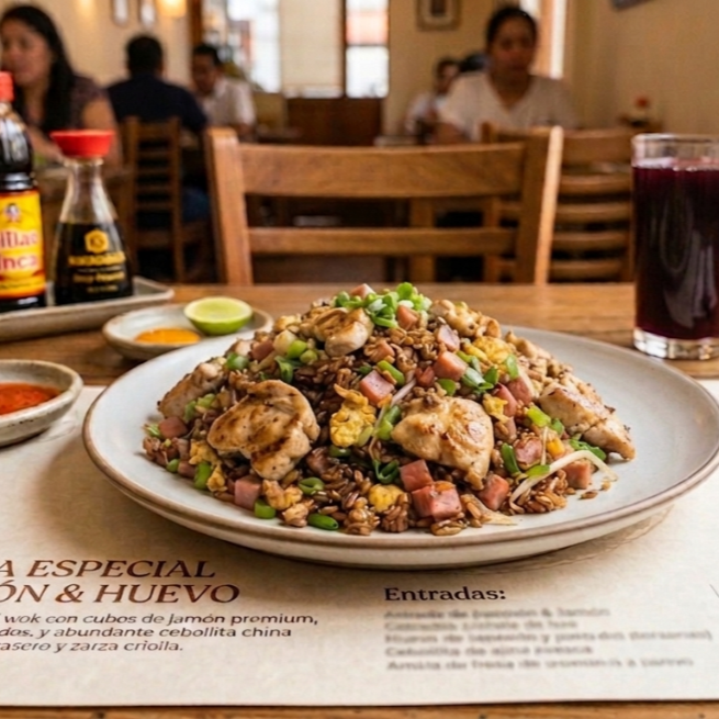 Chaufa de Pollo "Con Estilo"