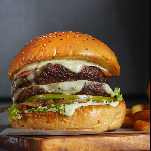 Hamburguesales Ducati + Papas