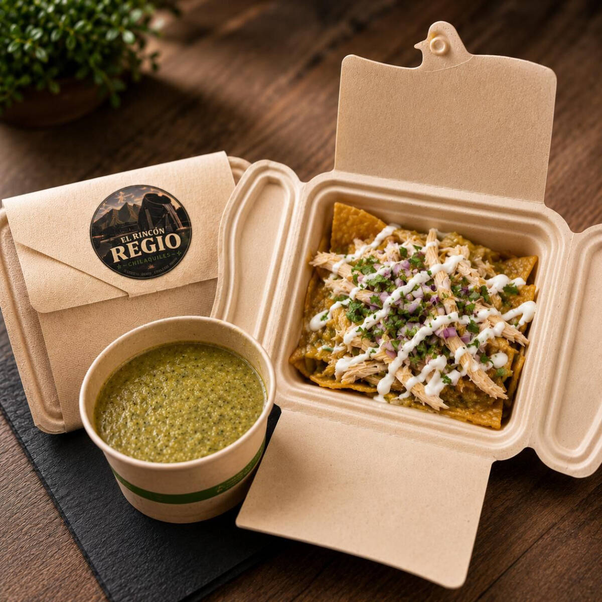 San Jeronimo Chilaquiles Verdes con Pollo