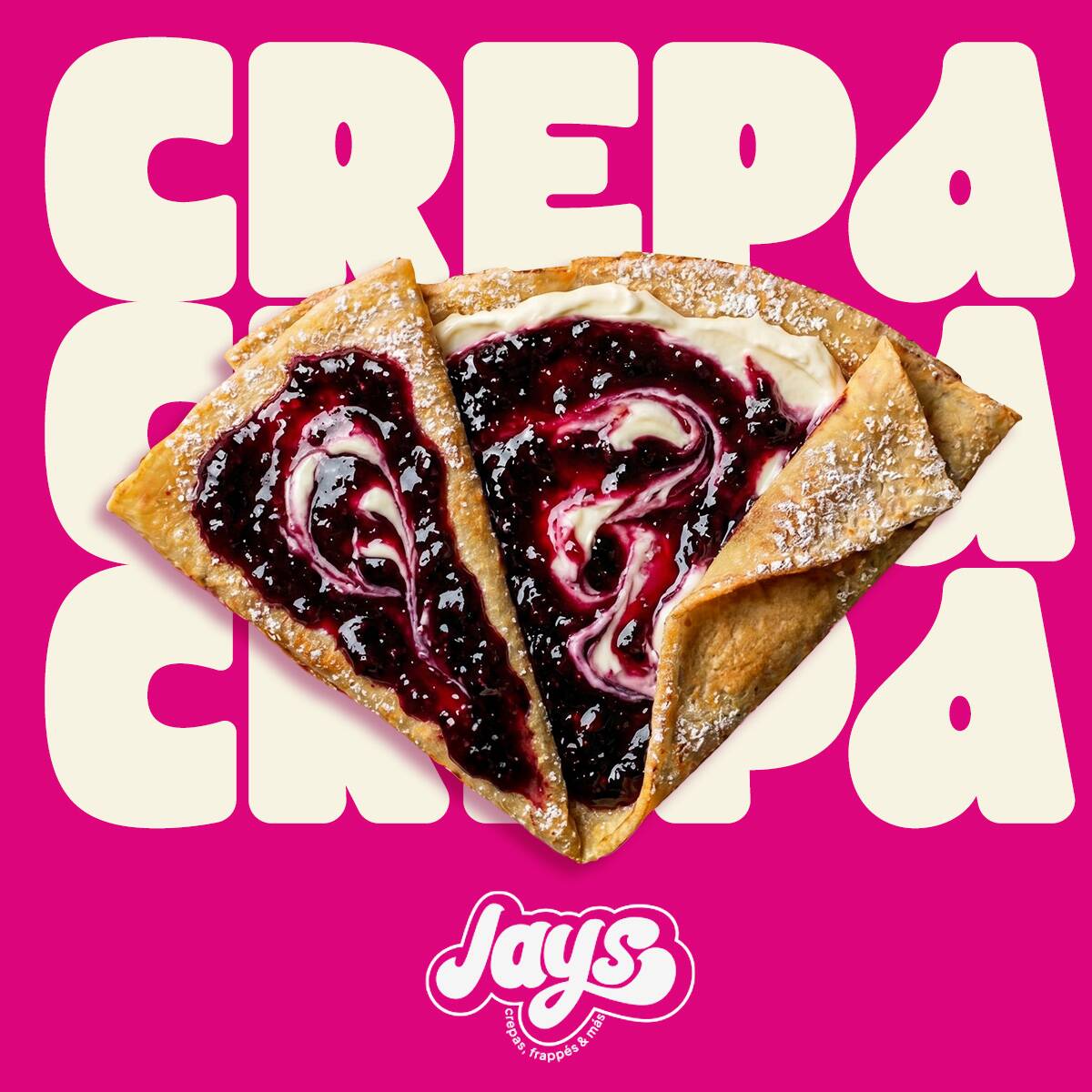 Crepa de Queso con Zarzamora