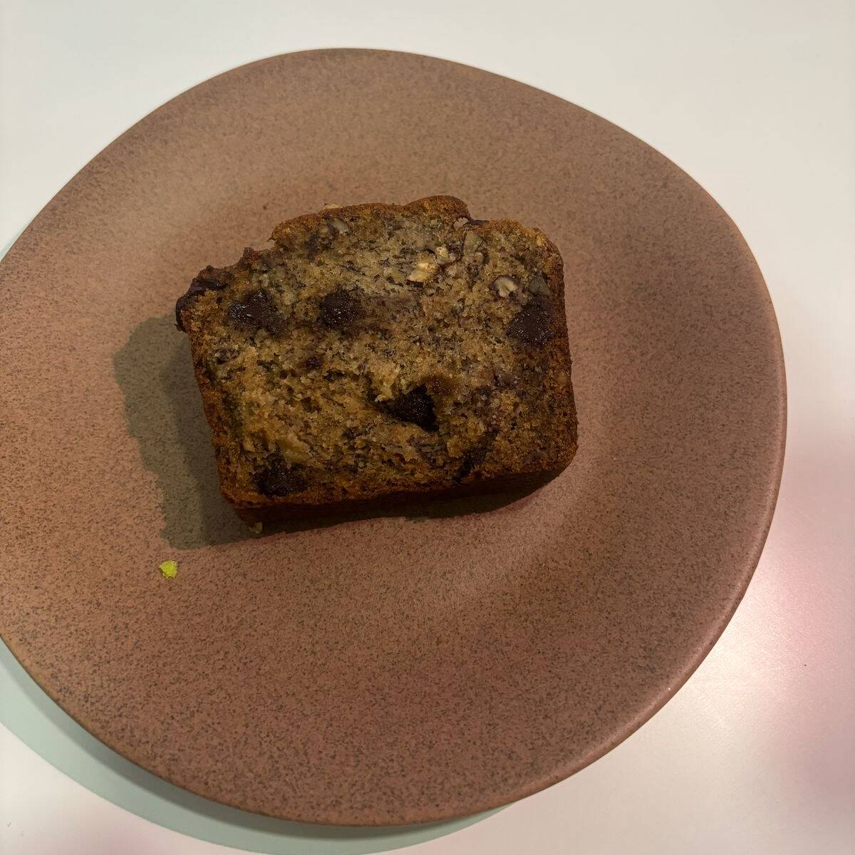 Pan de Plátano con Nuez y Chocolate