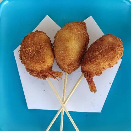 Kushiage de Camarón🍢🍤