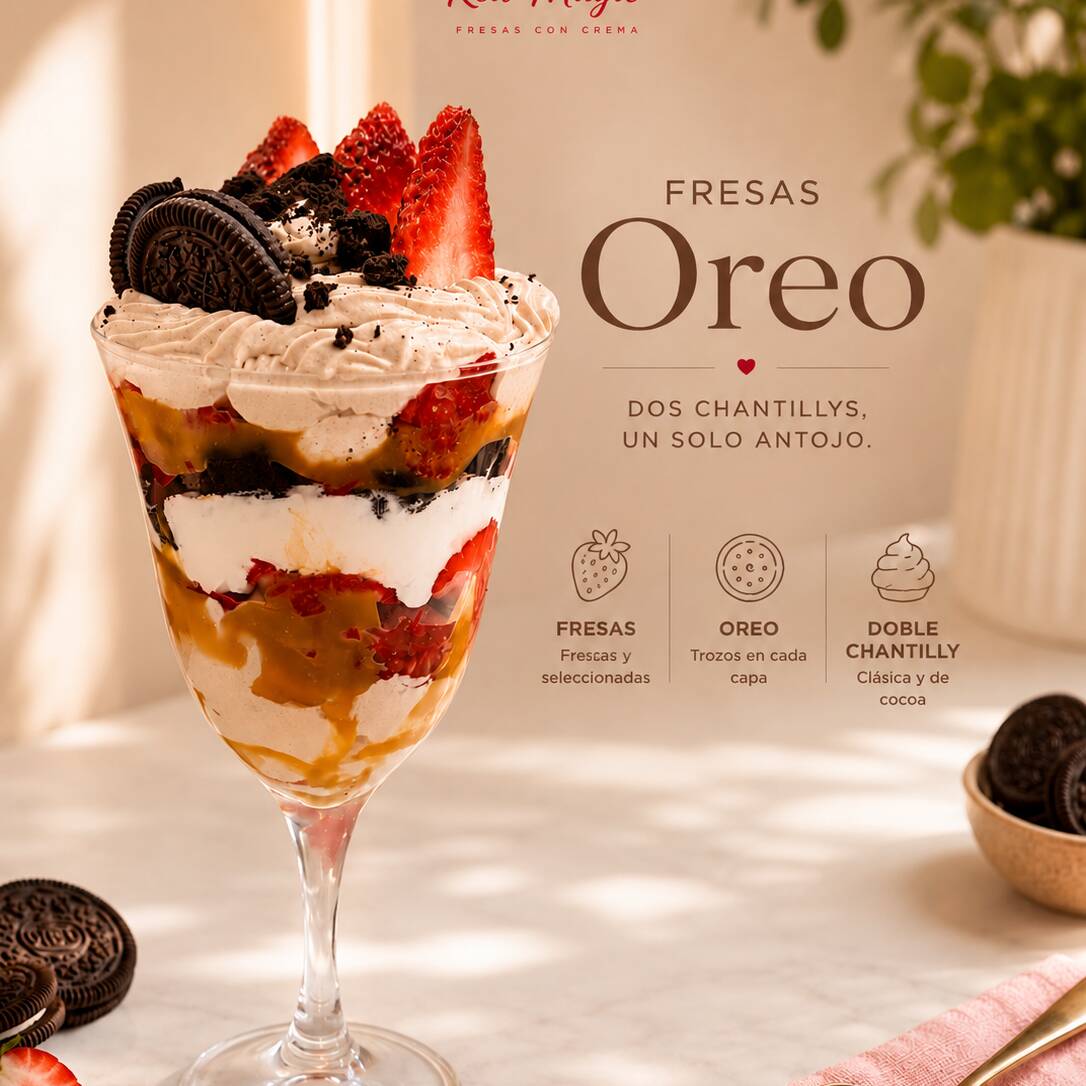 Fresa Oreo (Pequeña 6 oz)
