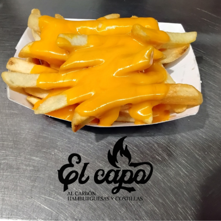 PAPAS FRITAS con Queso