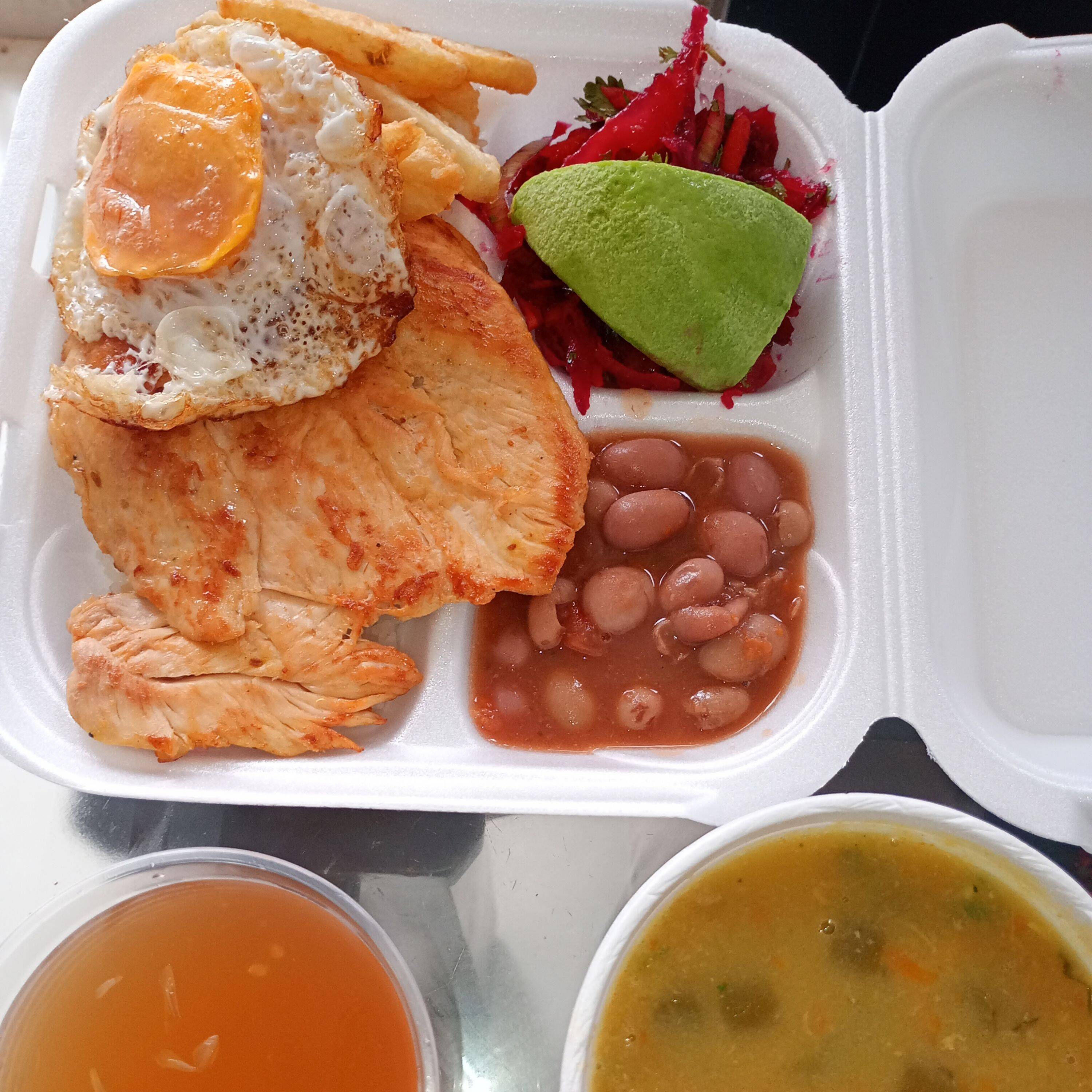 Menú completico Pechuga
