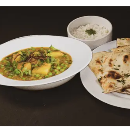 Aloo Matar Combo (Vegano)