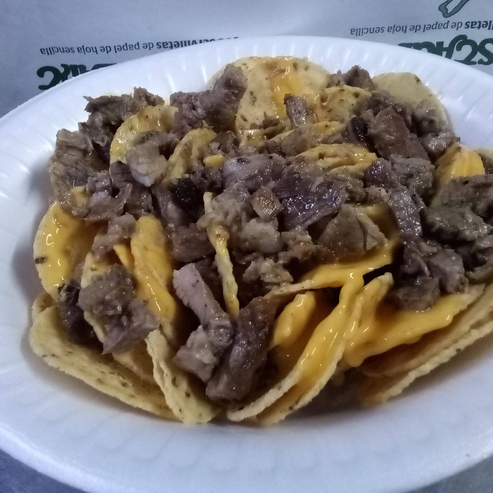 Nachos con carne